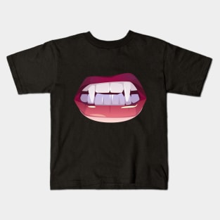 Halloween Fangs Kids T-Shirt